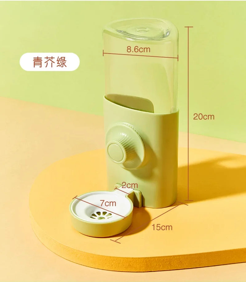 Rabbit Water Bottle Hanging Water Dispenser Feeder Cage Crate Bunny Dog Cat Chinchilla Ferret Guinea Pig Squirrel Hedgehog 토끼 용품