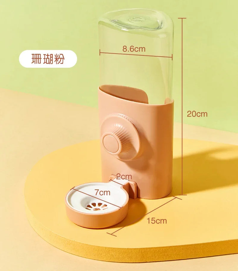 Rabbit Water Bottle Hanging Water Dispenser Feeder Cage Crate Bunny Dog Cat Chinchilla Ferret Guinea Pig Squirrel Hedgehog 토끼 용품