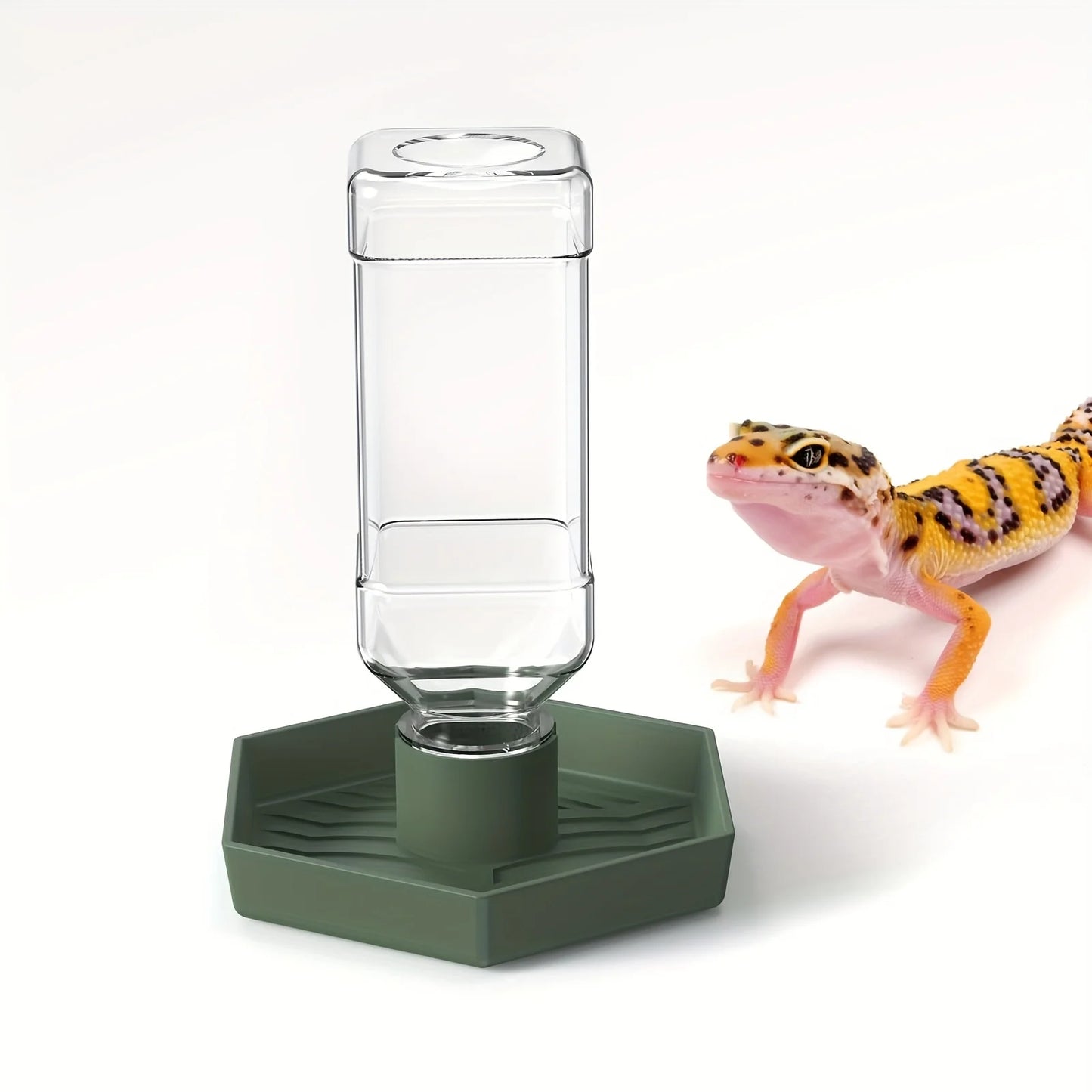 Delight Your Reptile with Our Colorful Automatic Water Fountain - Perfect for Tortoises, Lizards, and More!