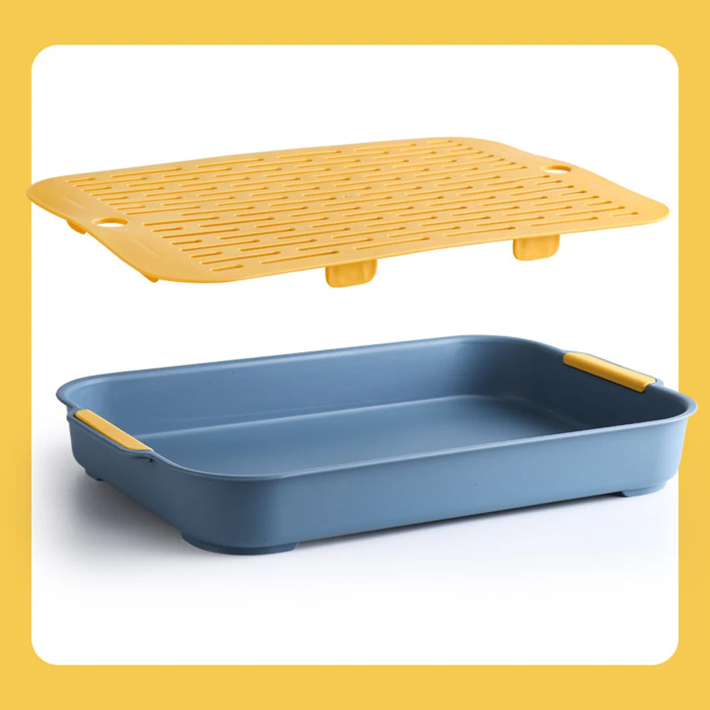 Rabbit Litter Box Small Pet Toilet Tray Bunnies Corner Toilet Box for Ferret Hamster Dragon Cat Guinea Pig Dutch Pig Supplies