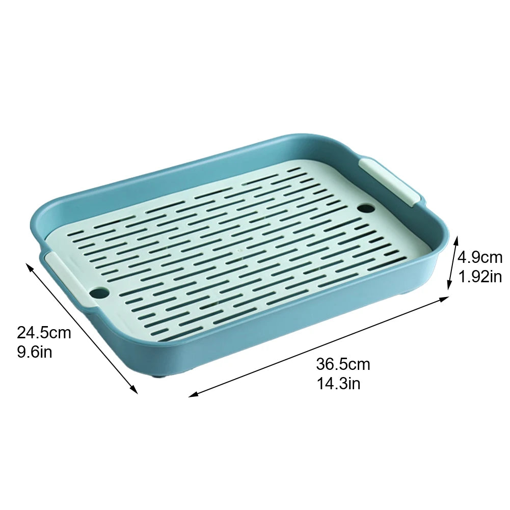 Rabbit Litter Box Small Pet Toilet Tray Bunnies Corner Toilet Box for Ferret Hamster Dragon Cat Guinea Pig Dutch Pig Supplies