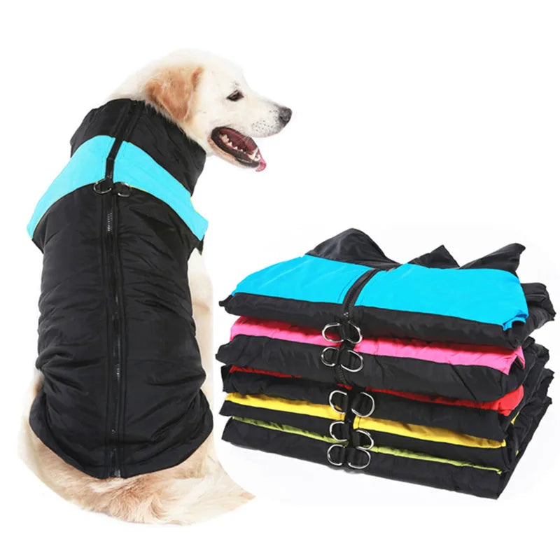 Keep Your Dog Cozy and Stylish This Winter with Our Waterproof Big Dog Coat - Perfect for Small, Medium, and Large Breeds!