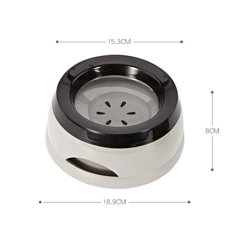 Elevate Mealtime with Our Spill-Proof Portable Plastic Dog & Cat Bowl - Perfect for Hydration on the Go!