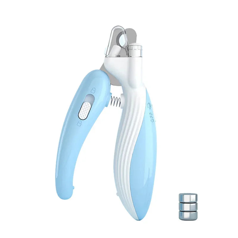Professional LED Pet Nail Clippers – Safe and Easy Grooming Scissors for Dogs, Cats, and Small Pets