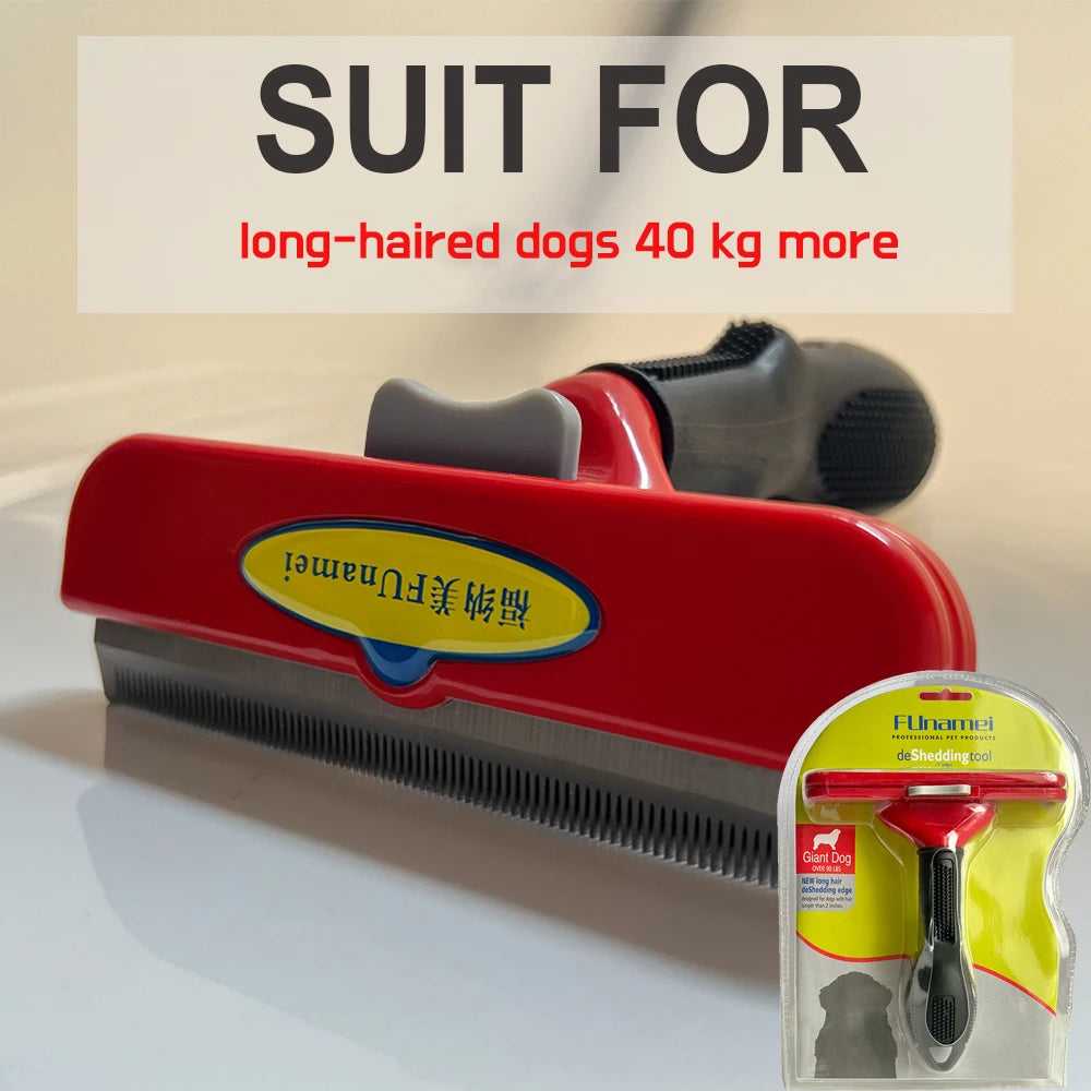 Ultimate Long Hair Cat Brush & Pet Deshedding Tool - Perfect Grooming Brush for Dogs and Cats with Short Hair Comb for Effortless Fur Removal