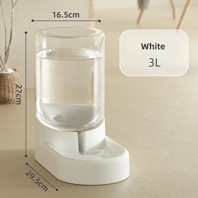 Automatic Pet Feeder and Water Dispenser - Convenient Food Storage Solution for Dogs and Cats