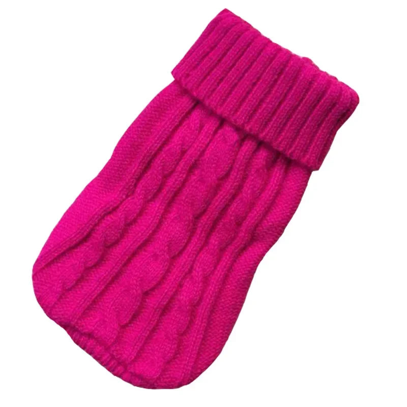 Cozy Knitted Dog Sweater for Small to Medium Breeds - Perfect Winter Wear for Your Chihuahua and Yorkshire Terriers