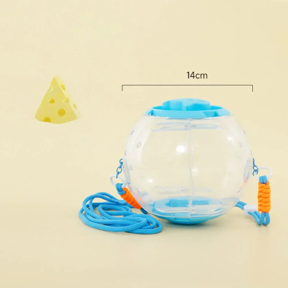 Ultimate Hamster Outdoor Carrying Ball - Exercise & Adventure with Straps for Small Pets