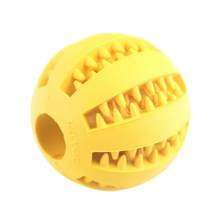 Bounce & Chew: Nontoxic Rubber Dog Toy Ball for Happy, Healthy Playtime!