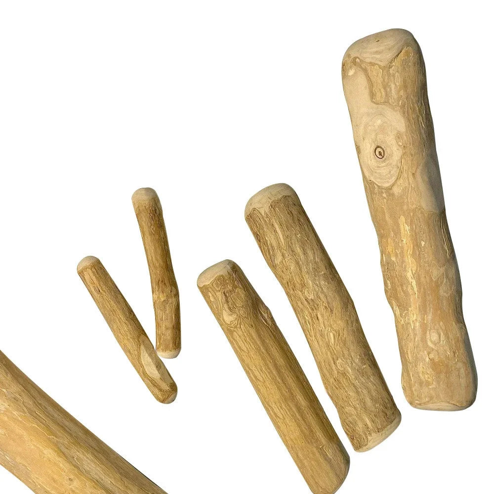 FZCSPEED Coffee Wood Dog Chew Toy - Durable Chew Stick for Tooth Pressure Relief and Endless Playtime