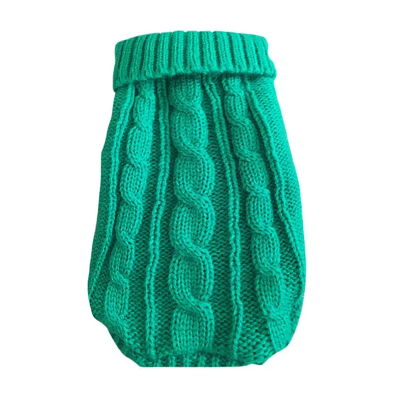 Cozy Knitted Dog Sweater for Small to Medium Breeds - Perfect Winter Wear for Your Chihuahua and Yorkshire Terriers