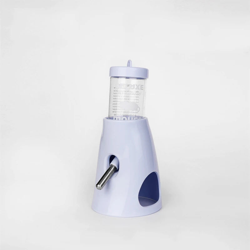 Ultimate No Drip Water Bottle for Small Pets - 2.7 Oz Stand Holder for Hamsters, Guinea Pigs & Rabbits