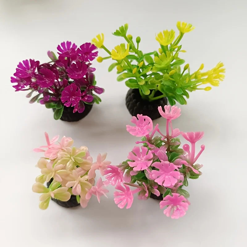 Transform Your Aquarium with 10 Pcs of Lifelike Artificial Seaweed Plants - Perfect for Fish Tank Decor!