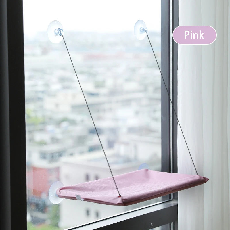 The Purr-fect Sunny Window Hammock: A Cozy Climbing Adventure for Your Feline Friend!