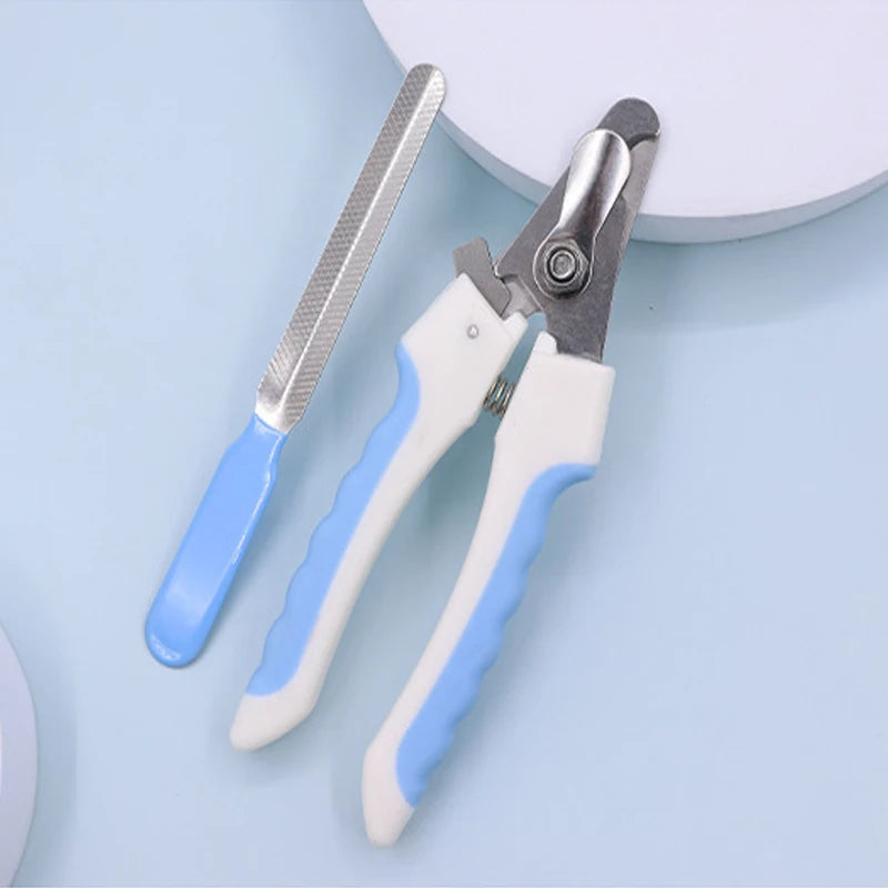 Groom Your Furry Friends with Our Premium Stainless Steel Nail Clipper Set - Perfect for Dogs and Cats!