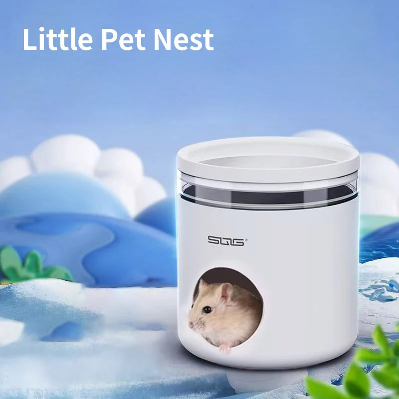 Cool Comfort for Your Furry Friend: The Golden Bear Hamster Ice House - A Summer Shelter for Small Pets