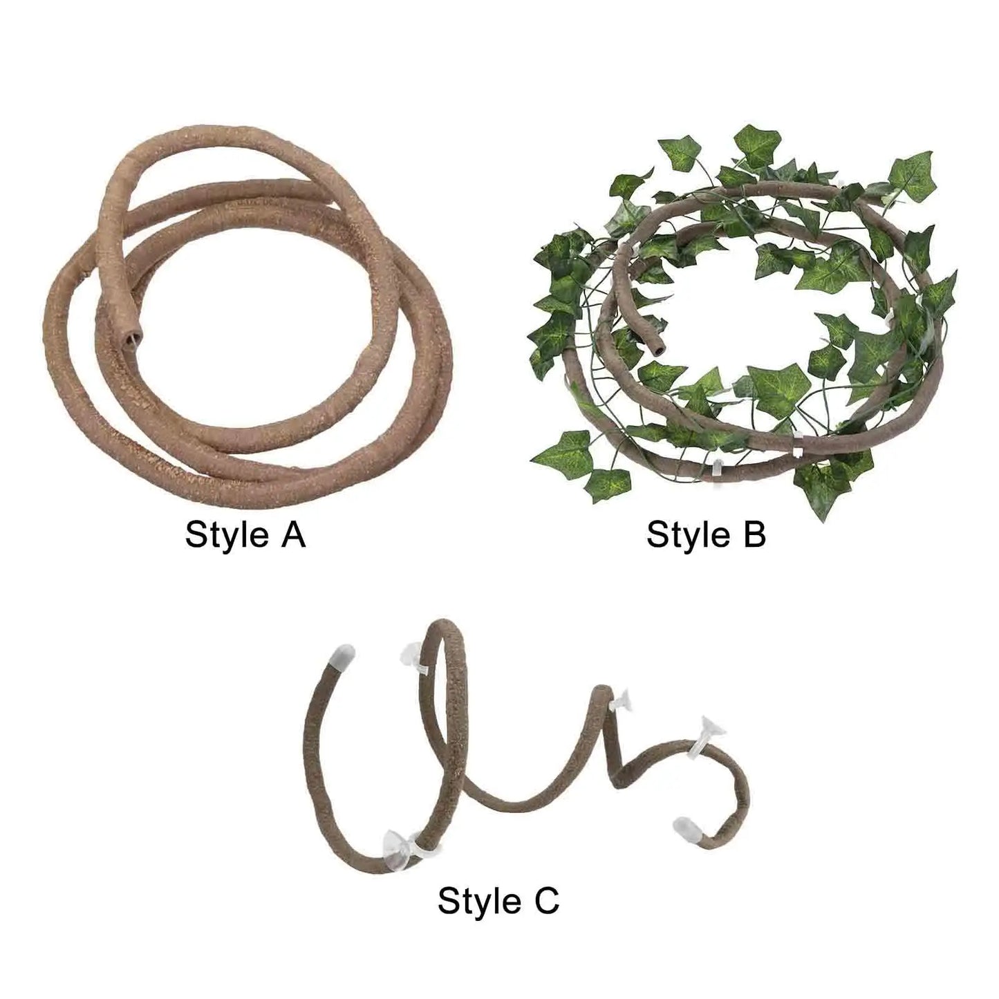 Transform Your Reptile's Habitat with Realistic Reptile Vines - Perfect for Chameleons, Snakes, and Geckos!