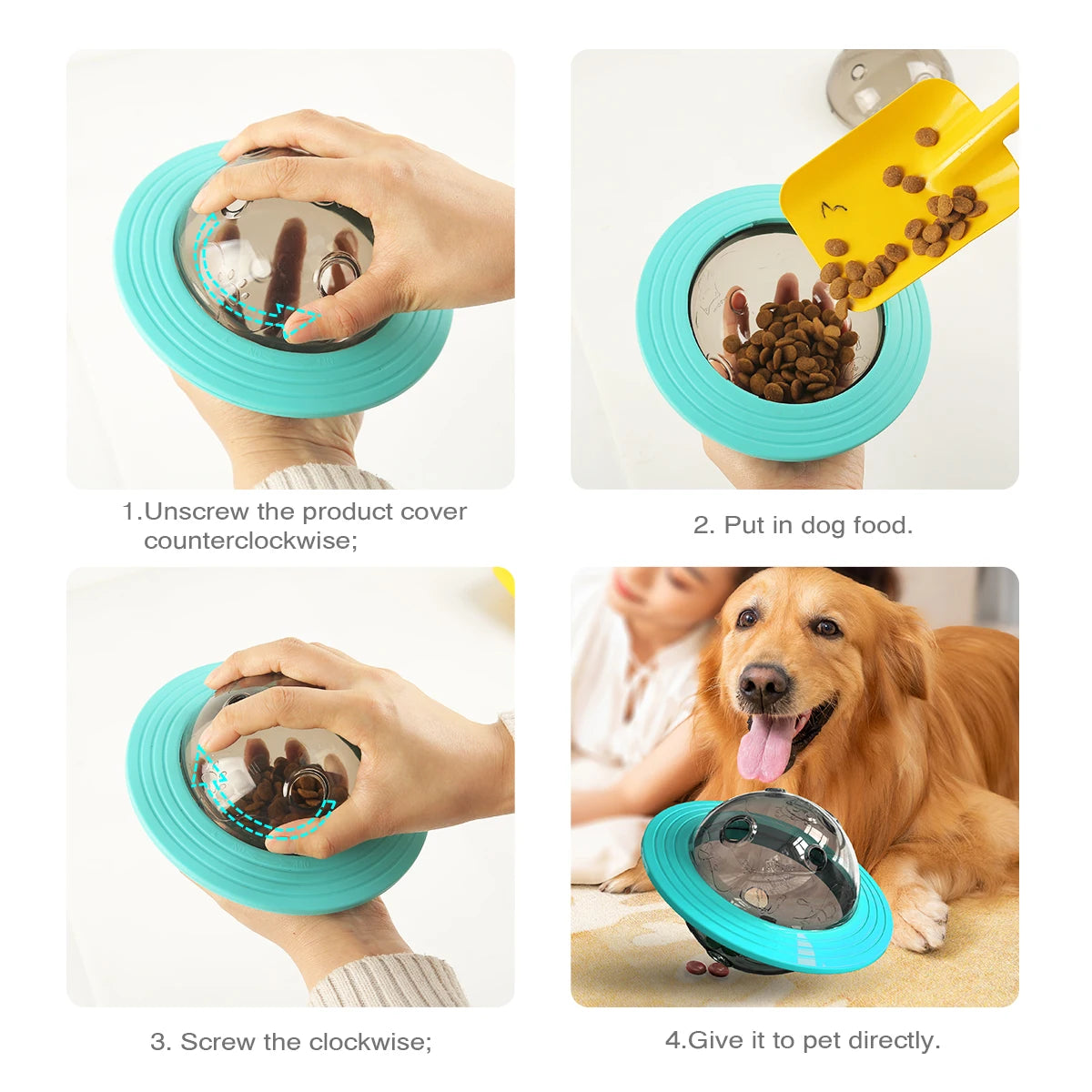 Engaging Dog Interactive Treat Ball - Enhance IQ and Slow Feed for Small to Large Dogs