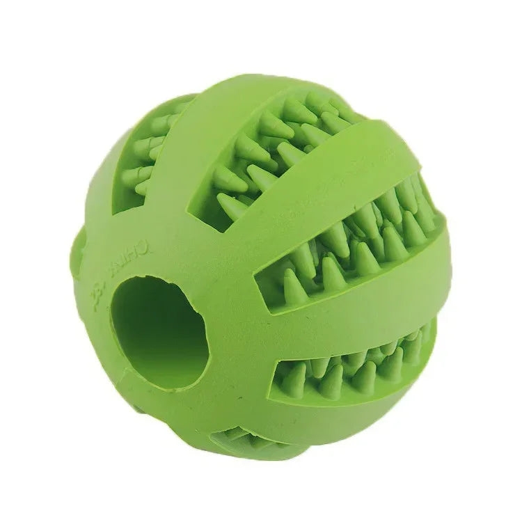 Bounce & Chew: Nontoxic Rubber Dog Toy Ball for Happy, Healthy Playtime!