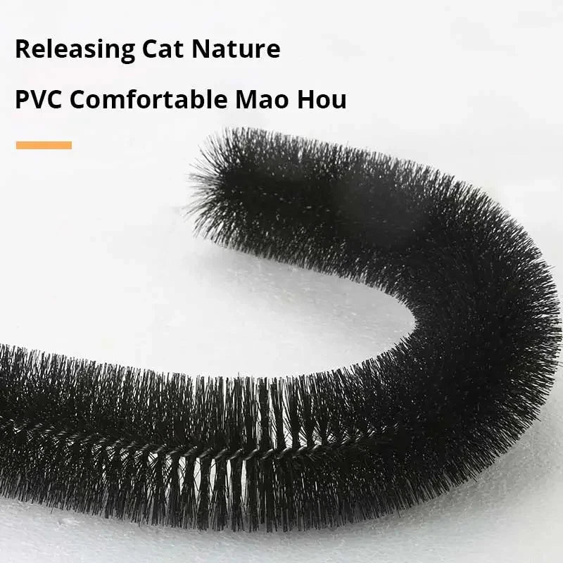 Pamper Your Cat with Our Interactive Grooming Toy Arch - Self-Grooming Brush and Scratching Pad Combo!