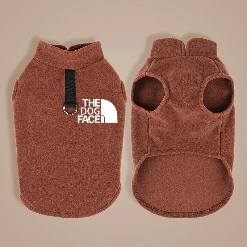 Cozy Fleece Dog Sweater Vest - Perfect Autumn/Winter Jacket for Small Breeds like Chihuahua and Bulldog