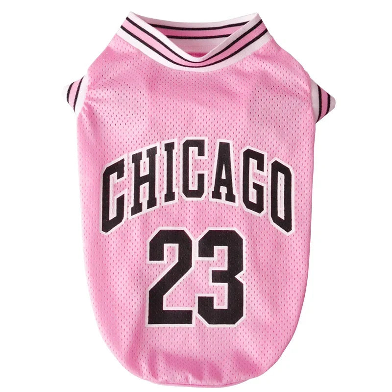 Stylish Mesh Dog Jersey for Spring/Summer - Breathable T-Shirts for Small Dogs, Perfect for Schnauzers and Teddy Breeds