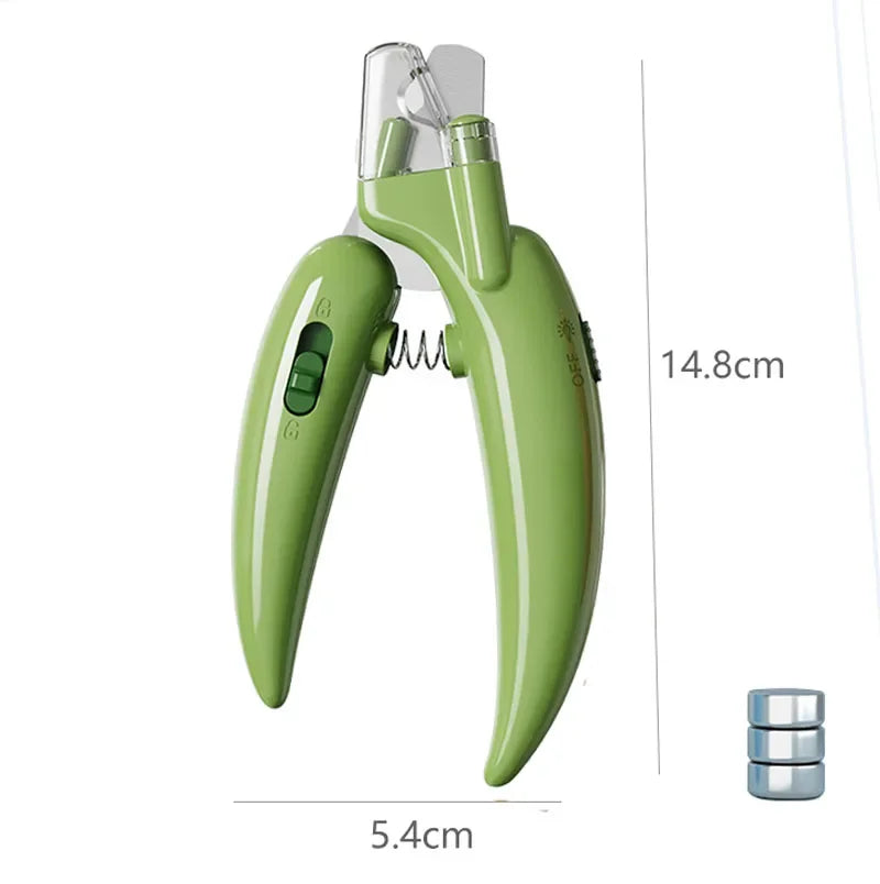 Professional LED Pet Nail Clippers – Safe and Easy Grooming Scissors for Dogs, Cats, and Small Pets