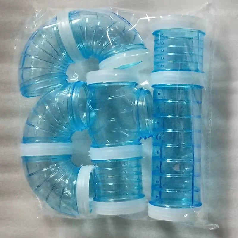 Creative Hamster Plastic Tube Maze Tunnel - DIY Fun for Your Golden Hamster!