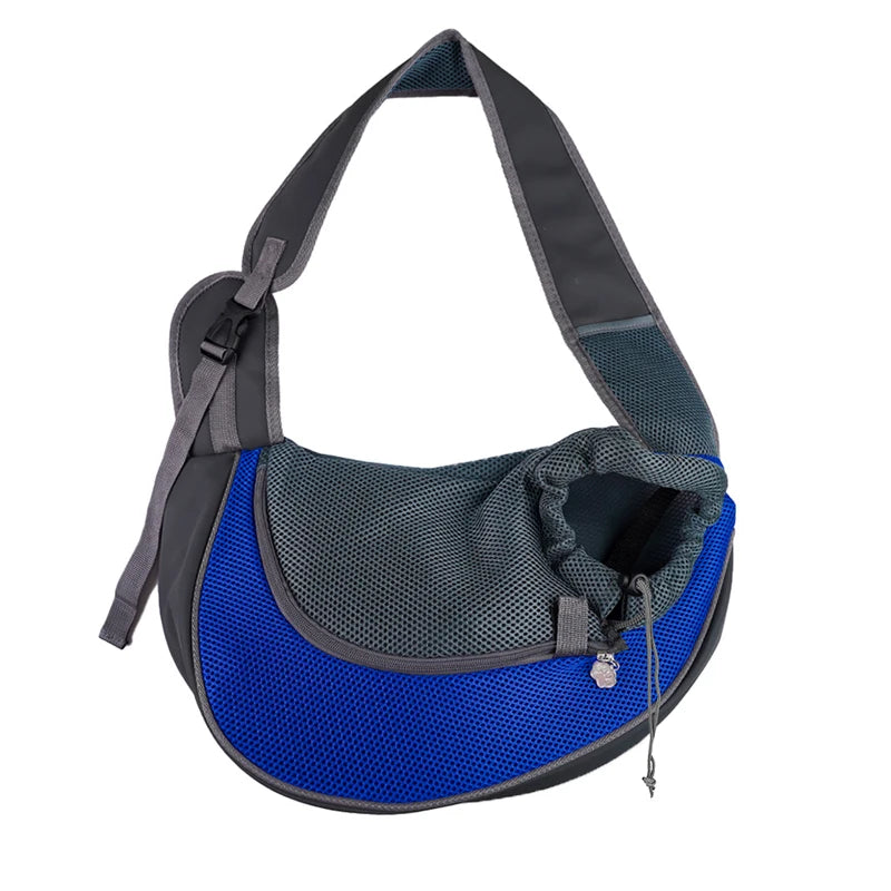 Stylish Pet Carrier Backpack for Dogs and Cats - Travel Tote Sling Bag with Breathable Mesh