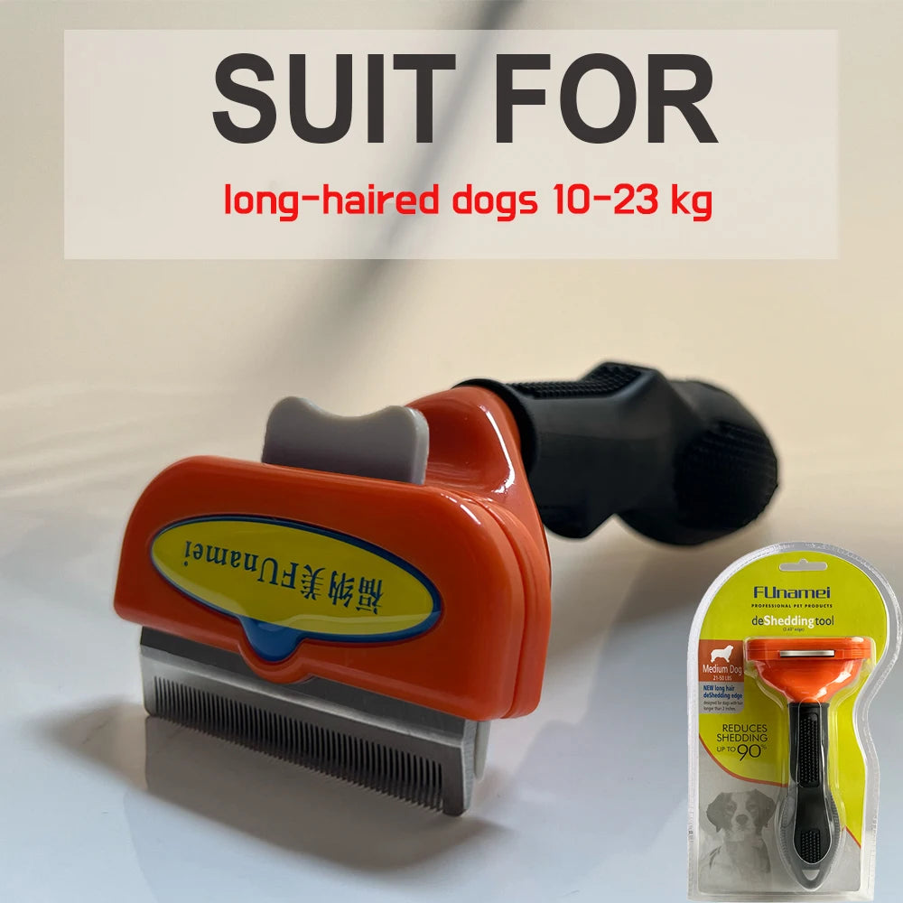 Ultimate Long Hair Cat Brush & Pet Deshedding Tool - Perfect Grooming Brush for Dogs and Cats with Short Hair Comb for Effortless Fur Removal