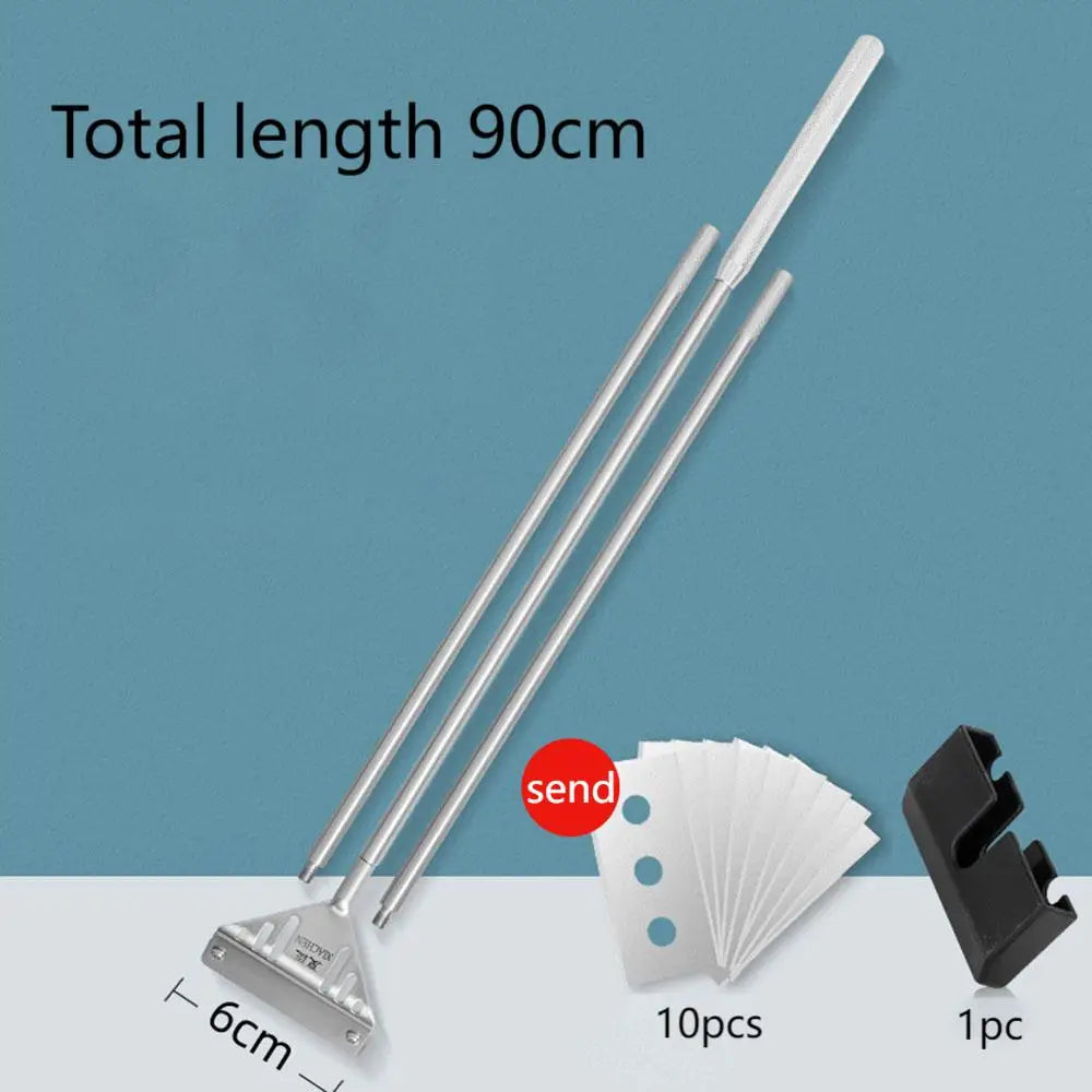 Revolutionize Your Aquarium Maintenance with the Stainless Steel Dual-Use Algae Scraper - Effortlessly Clean Your Fish Tank!