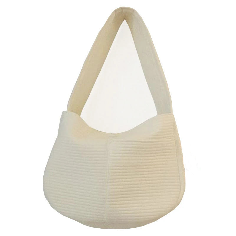 Stylish and Comfortable Handmade Dog Sling Carrier - Perfect for Outdoor Adventures with Your Pet