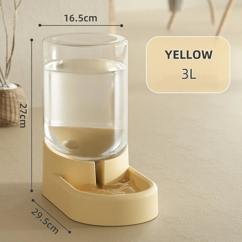 Automatic Pet Feeder and Water Dispenser - Convenient Food Storage Solution for Dogs and Cats