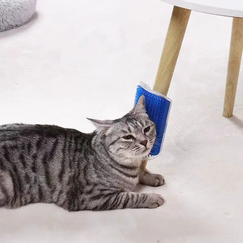 Transform Your Cat's Grooming Routine with the Self-Cleaning Cat Massage Tool – Effortless Hair Removal and Relaxation!