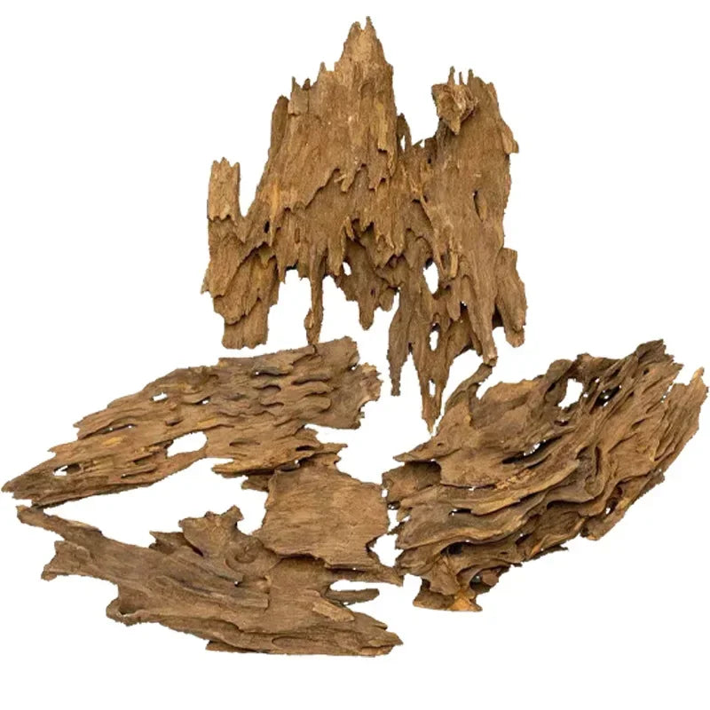 Natural Porous Wooden Driftwood for Aquariums - Unique Fish Tank Decoration for Crabs, Shrimp, and Fish