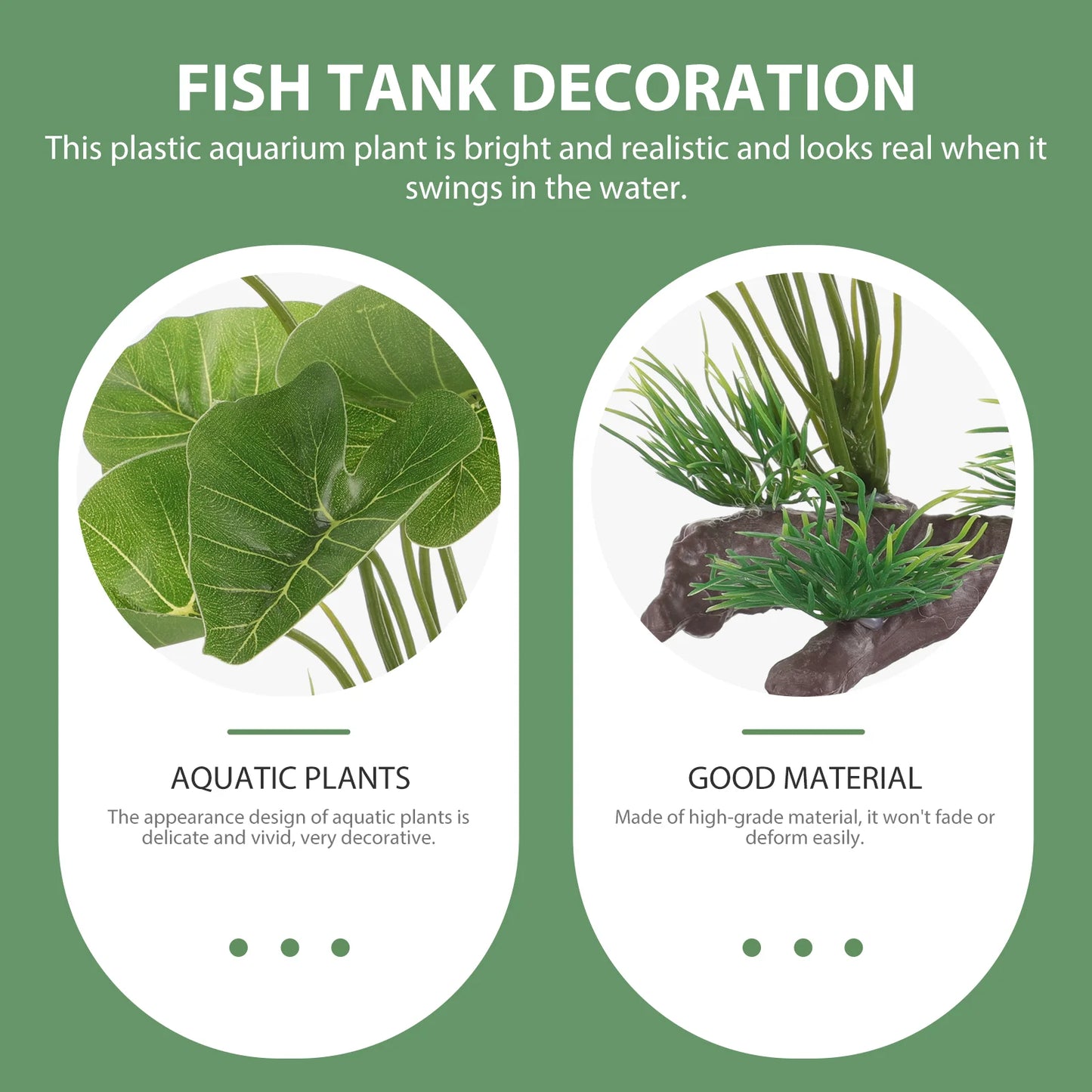 Elevate Your Aquarium with Our Lifelike Plastic Plant - Perfect for Betta Fish and Freshwater Landscapes
