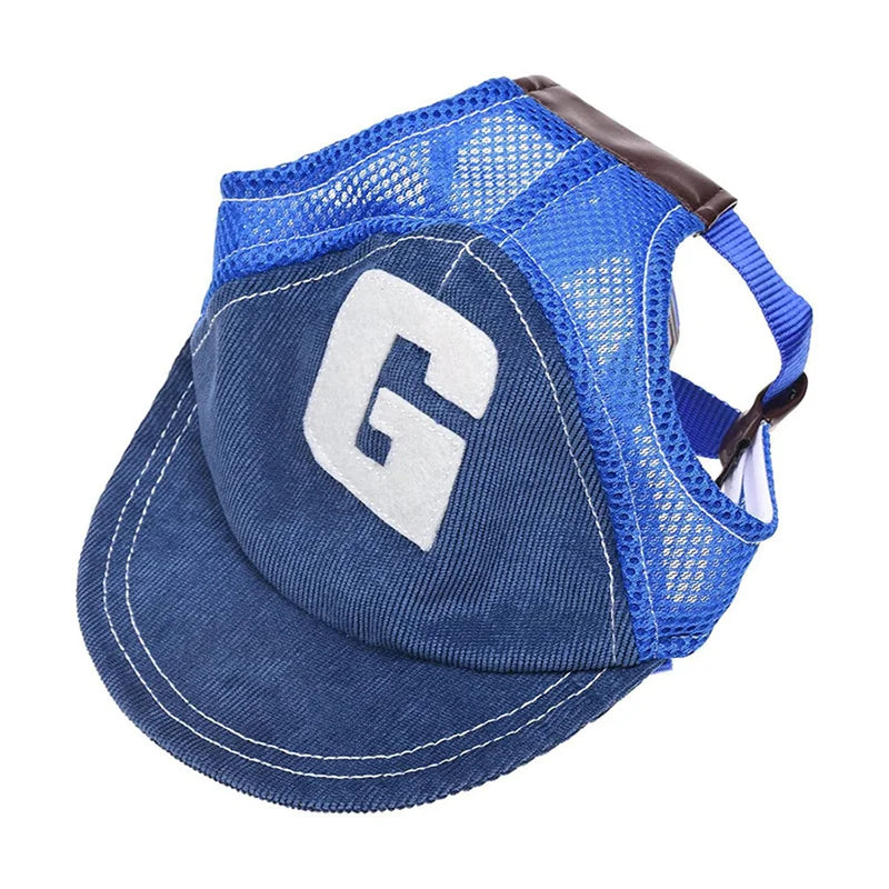 Protect Your Pup in Style: Adjustable Dog Sunscreen Baseball Cap with Ear Holes for All Sizes