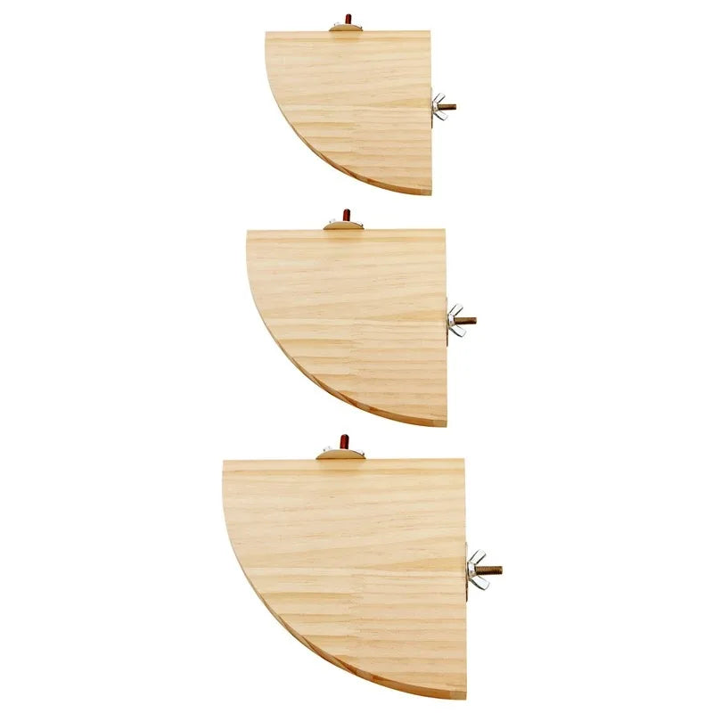 Elevate Your Bird's Habitat with Our Premium Wooden Parrot Perch Stand - Perfect for Parakeets, Hamsters, and More!
