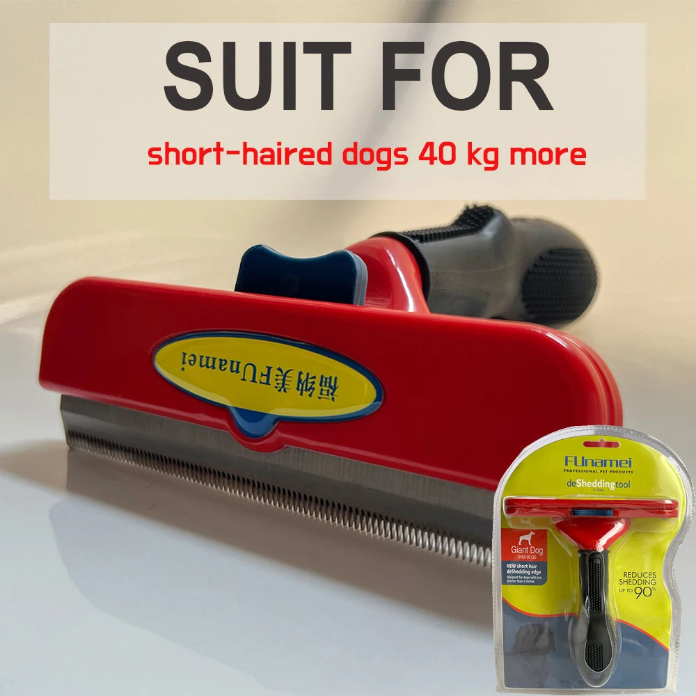 Ultimate Long Hair Cat Brush & Pet Deshedding Tool - Perfect Grooming Brush for Dogs and Cats with Short Hair Comb for Effortless Fur Removal