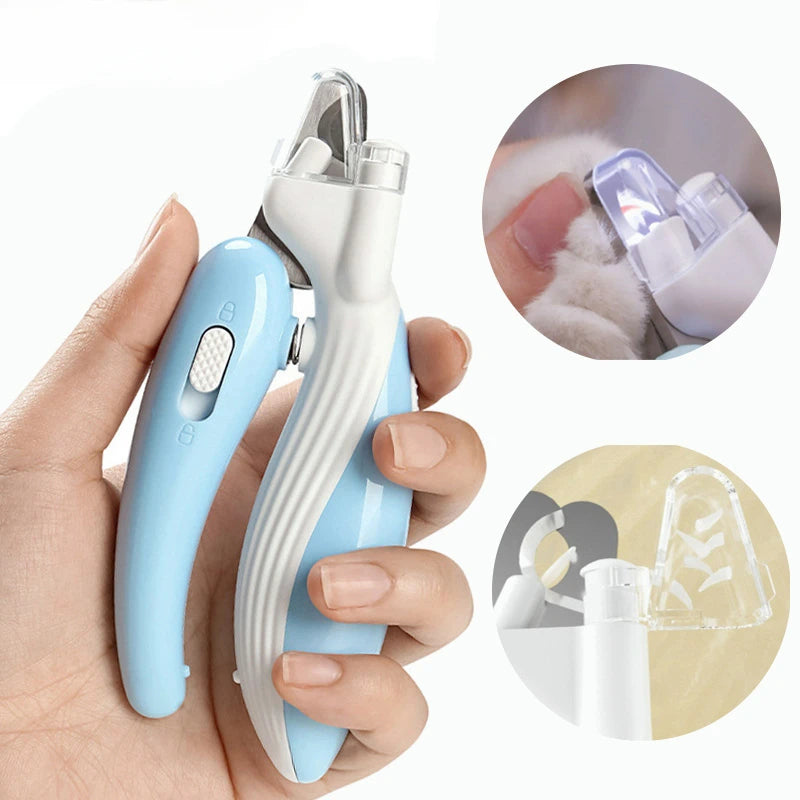 Professional LED Pet Nail Clippers – Safe and Easy Grooming Scissors for Dogs, Cats, and Small Pets