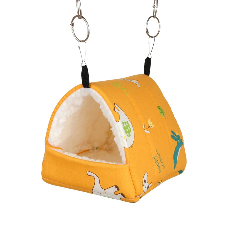 Cozy Cotton Bird Bed - Adorable Mini Cage Mat for Small Pets Like Rabbits, Squirrels, and Guinea Pigs