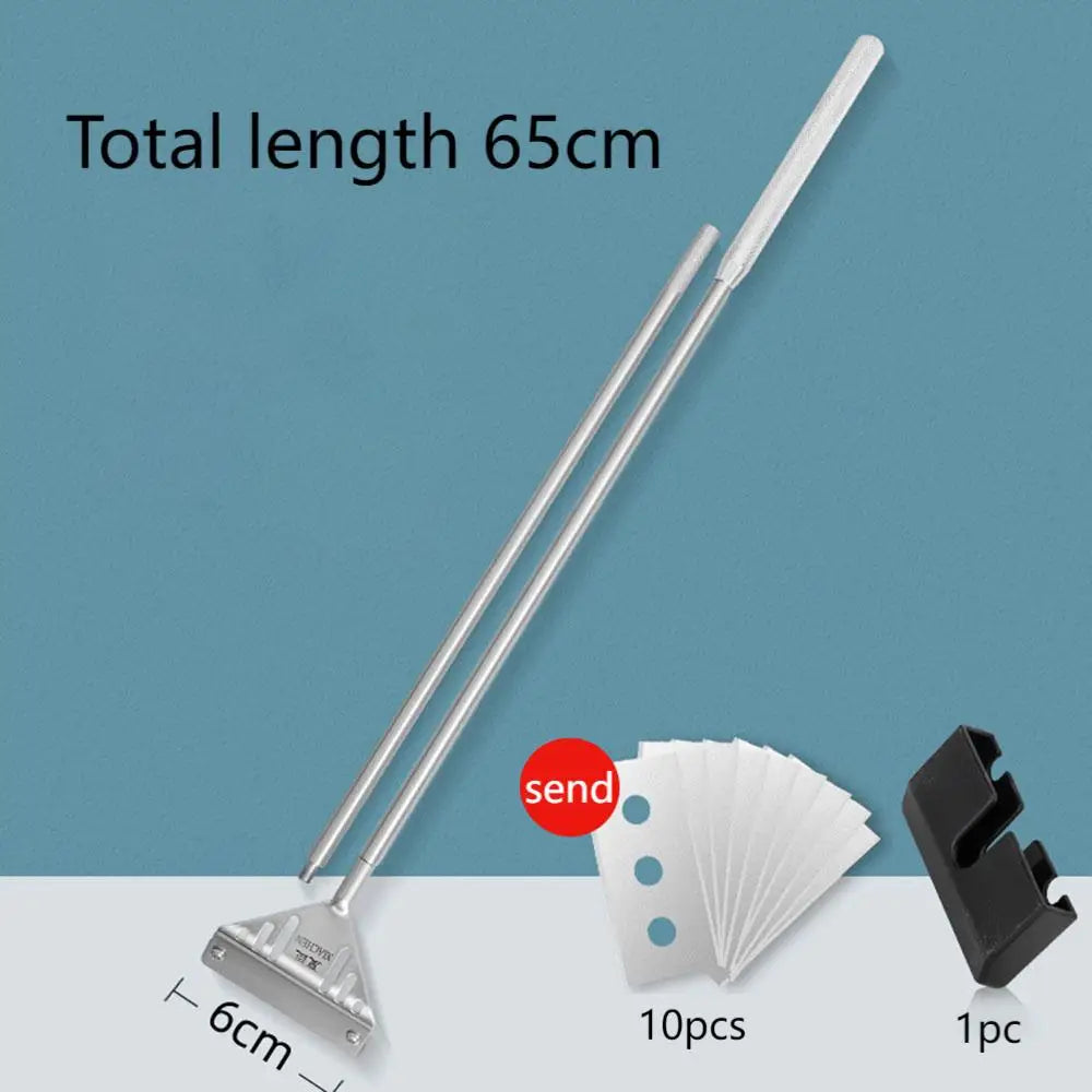 Revolutionize Your Aquarium Maintenance with the Stainless Steel Dual-Use Algae Scraper - Effortlessly Clean Your Fish Tank!