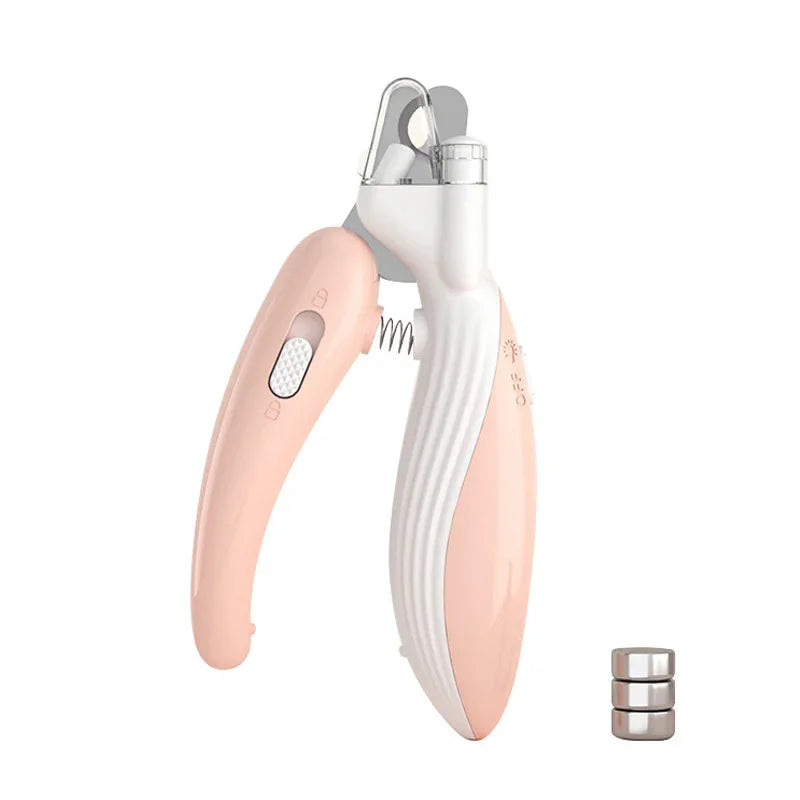 Professional LED Pet Nail Clippers – Safe and Easy Grooming Scissors for Dogs, Cats, and Small Pets