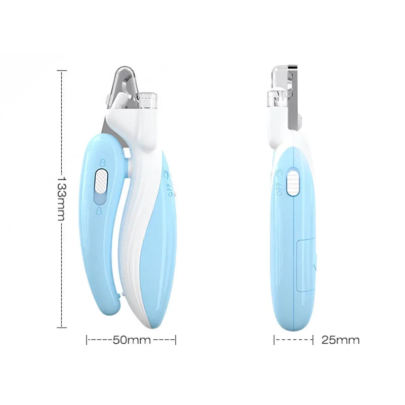 Professional LED Pet Nail Clippers – Safe and Easy Grooming Scissors for Dogs, Cats, and Small Pets