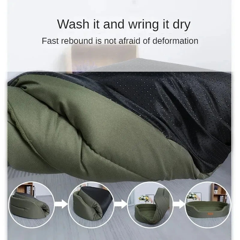 Luxurious Fluffy Dog Cushions - Perfect Pet Bed Sofa for Large and Medium Dogs, Cozy Blanket Mat for Cats and Puppies