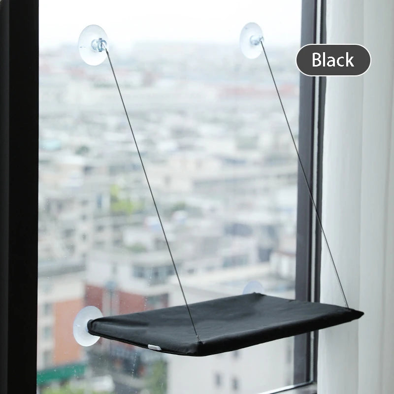 The Purr-fect Sunny Window Hammock: A Cozy Climbing Adventure for Your Feline Friend!