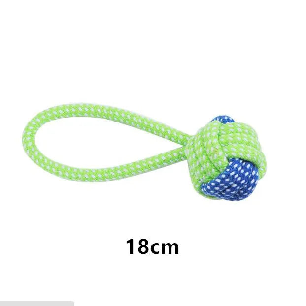 Engaging and Safe Interactive Dog Toys - Cotton Rope Balls for Dental Care and Endless Fun!