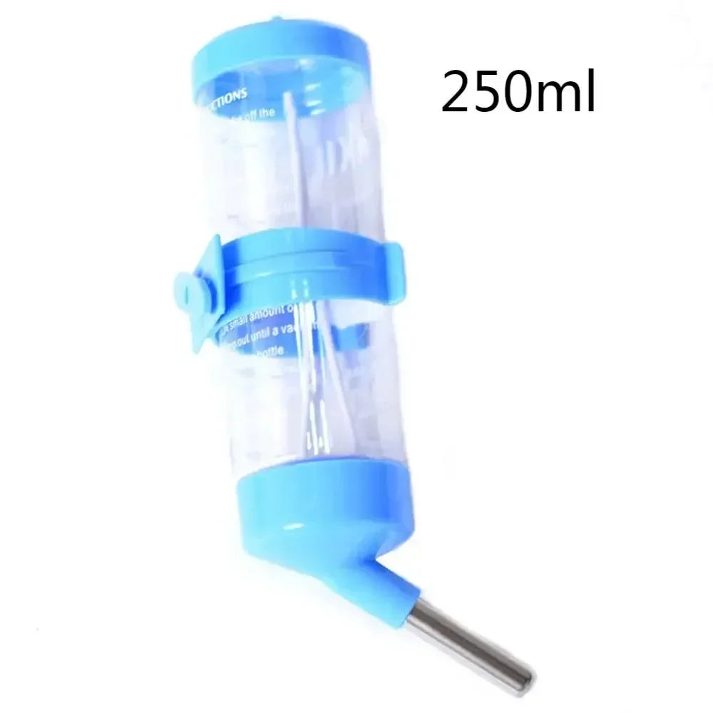 Ultimate Hamster Water Bottle - Hangable Leak-Proof Dispenser for Small Pets - Available in 80/125/250Ml