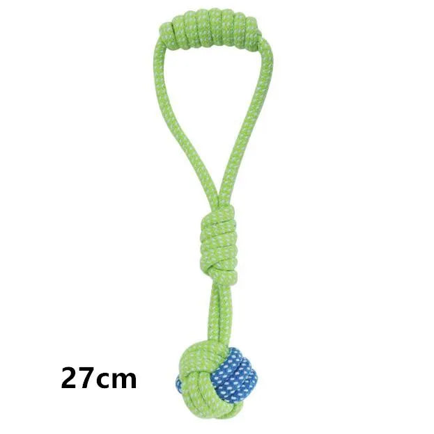 Engaging and Safe Interactive Dog Toys - Cotton Rope Balls for Dental Care and Endless Fun!