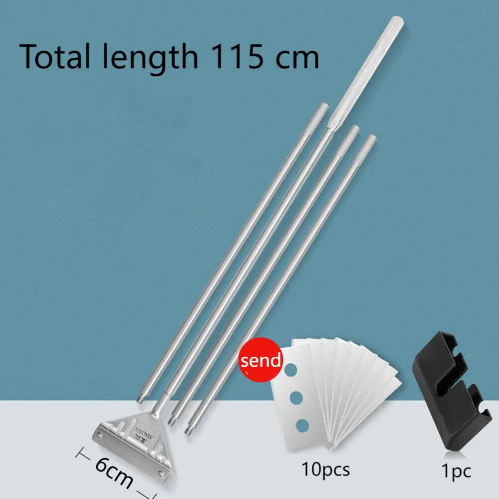 Revolutionize Your Aquarium Maintenance with the Stainless Steel Dual-Use Algae Scraper - Effortlessly Clean Your Fish Tank!